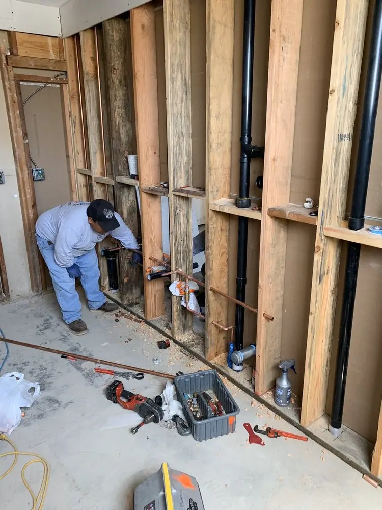 Commercial rough-in plumbing for Commercial Plumbing in Eubanks